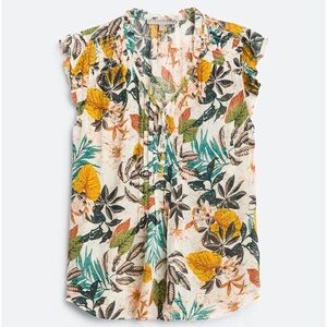 Daniel Rainn Liona Flutter Detail Blouse Large